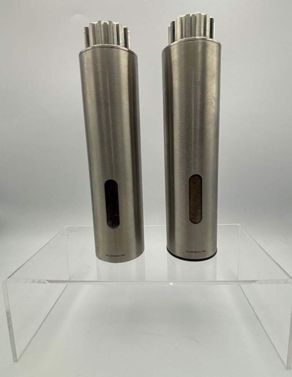 Porsche Salt And Pepper Mill Set Stainless Steel